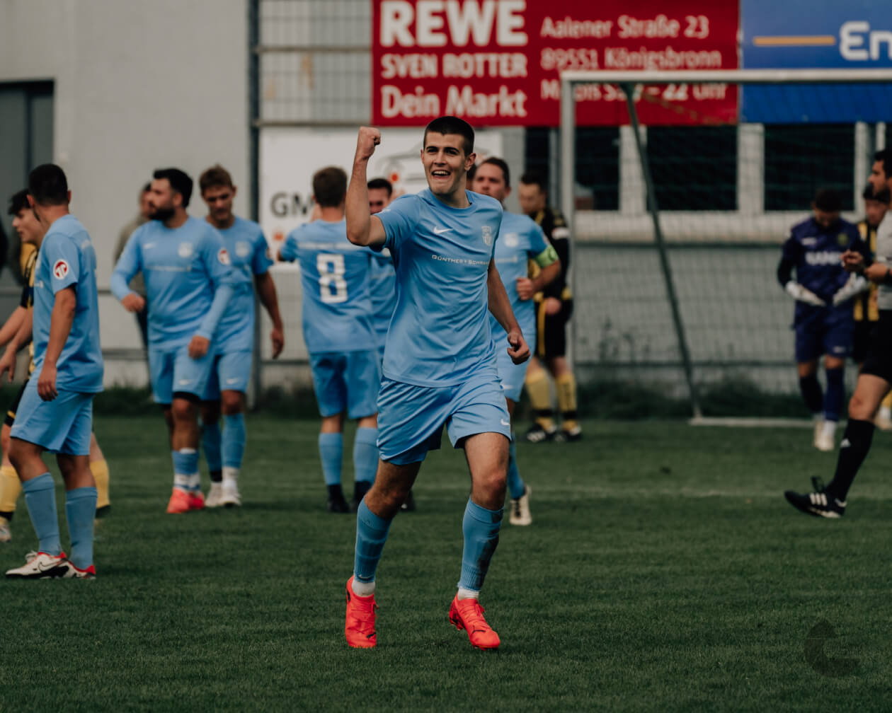 Fußball Torjubel